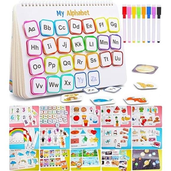 Huijing Montessori Preschool Learning Activities Newest 29 Themes Busy Book - - Picture 7 of 7